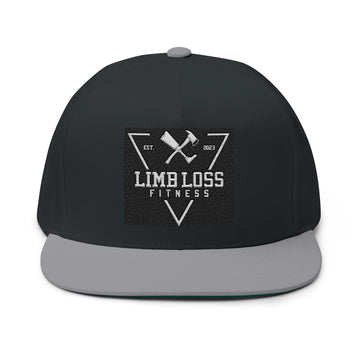 Limb Loss Fitness Embroidered Flat Bill Cap